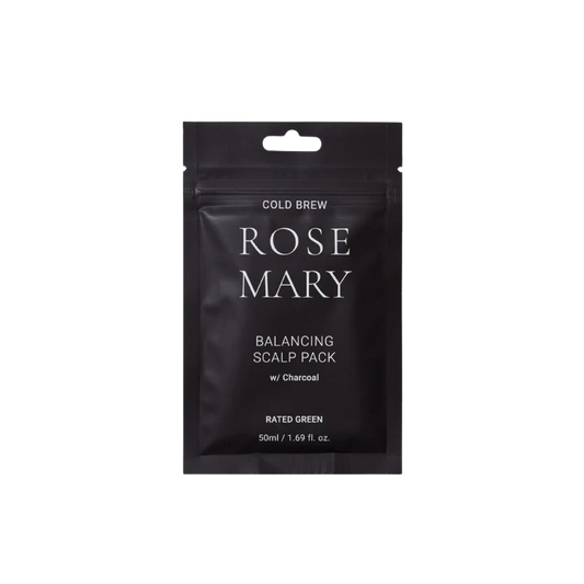 ROSE MARY Atkuriamoji plaukų kaukė riebiems plaukams “Cold Brew Rosemary Balancing Scalp Pack